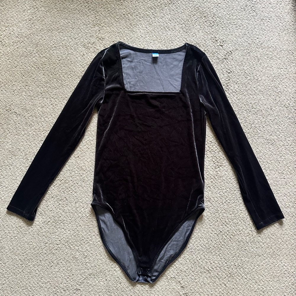 Black Velvet One Piece
